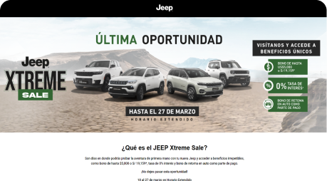 Jeep Xtreme Sale